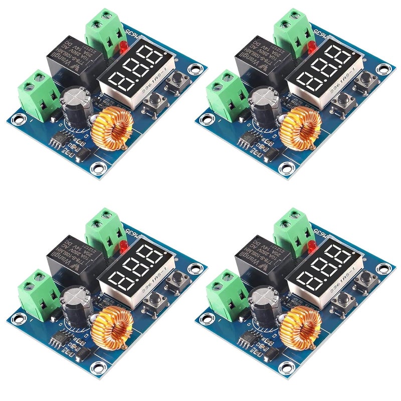 AEDIKO 4pcs XH-M609 DC Voltage Protection Module 12-36V Digital Display Over-Discharge Circuit Protection Module - Image 1